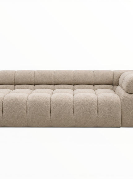 Beige sofa on a white background