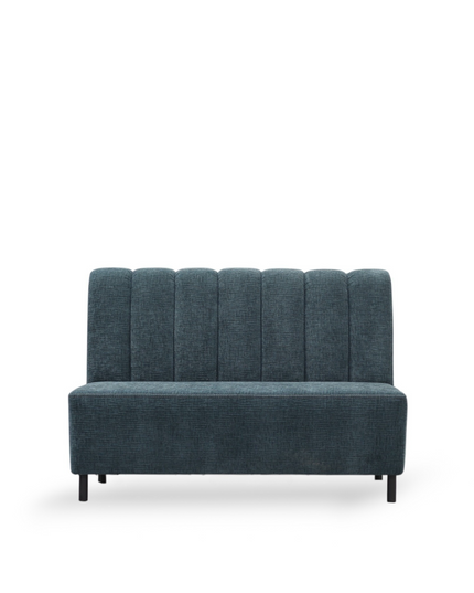 Upholstered lounge in blue