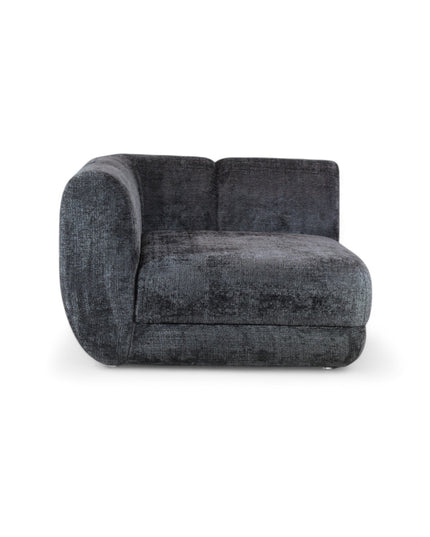 Gray couch left corner module size