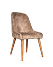 Beige Leather Velvet