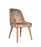Beige Leather Velvet