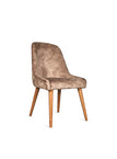 Beige Leather Velvet 